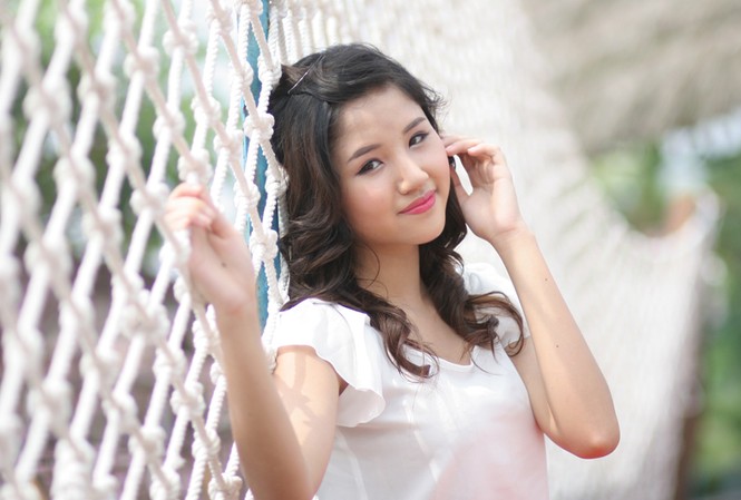 Ngắm thí sinh Facelook xinh tươi trong nắng Ngắm thí sinh Facelook xinh tươi trong nắng