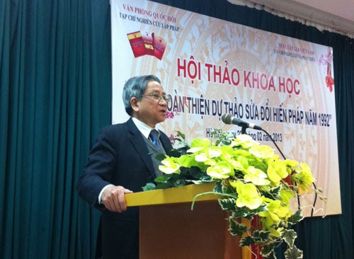 GS Nguyễn Minh Thuyết góp ý Điều 4 Hiến pháp GS Nguyễn Minh Thuyết góp ý Điều 4 Hiến pháp