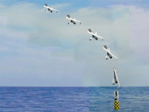 Mỹ phóng máy bay không người lái từ tàu ngầm Mỹ phóng máy bay không người lái từ tàu ngầm
