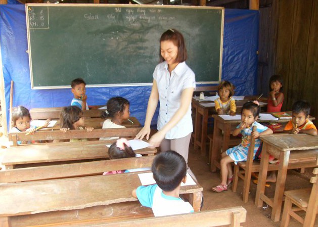 Lớp học ‘quay lưng’ Lớp học ‘quay lưng’