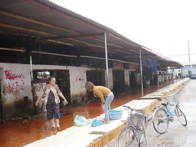 Đóng cửa lò mổ Thịnh Liệt, hỗ trợ tiền trong sáu tháng Lò mổ Thịnh Liệt sẽ đóng cửa vào 1-12 tới. Ảnh: T.Đảng