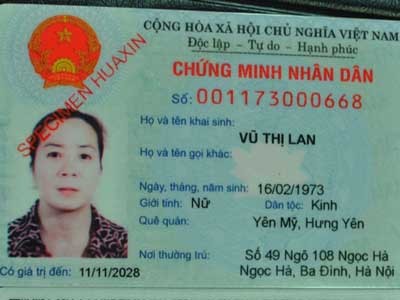 Tập đoàn Trung Quốc ‘không tham gia làm CMND 12 số’ Tập đoàn Trung Quốc ‘không tham gia làm CMND 12 số’