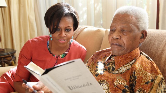 Cuộc đời Nelson Mandela qua ảnh Đệ nhất phu nhân Mỹ Michelle Obama