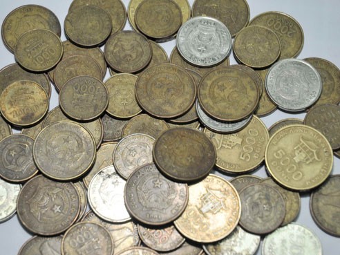 Mới thu hồi 300.000 miếng tiền kim loại Mới thu hồi 300.000 miếng tiền kim loại