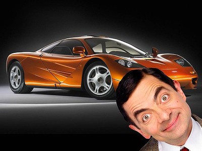 'Tay lái lụa' Mr Bean suýt chết vì đụng xe 'Tay lái lụa' Mr Bean suýt chết vì đụng xe