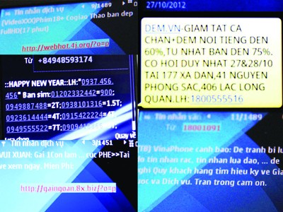 Vì sao tin nhắn rác hoành hành? Vì sao tin nhắn rác hoành hành?