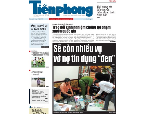 Đón đọc Tiền Phong nhật báo số 304 Đón đọc Tiền Phong nhật báo số 304