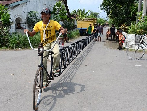 Xe đạp dài 13 mét Xe đạp dài 13 mét