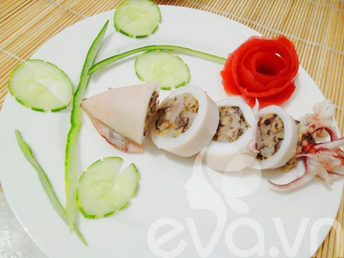 3 món mực nhồi thịt hấp dẫn 3 món mực nhồi thịt hấp dẫn