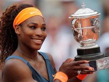 Serena lần thứ hai đăng quang French Open Serena lần thứ hai đăng quang French Open