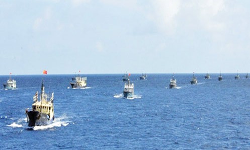 Trung Quốc tung chiêu 'ngọa hổ tàng long' Biển Đông Đội tàu cá Trung Quốc trên Biển Đông