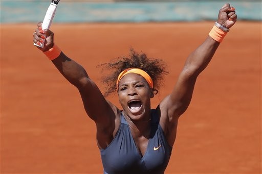 Nối dài mạch thắng, Serena Williams vào bán kết French Open Nối dài mạch thắng, Serena Williams vào bán kết French Open
