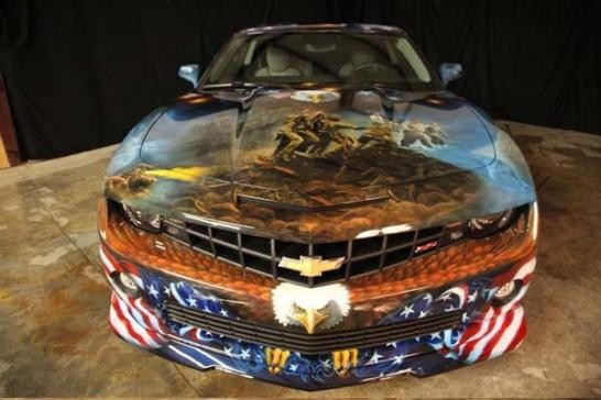 Chiêm ngưỡng siêu phẩm Chevrolet Camaro SS “độ” với Airbrush Chiêm ngưỡng siêu phẩm Chevrolet Camaro SS “độ” với Airbrush