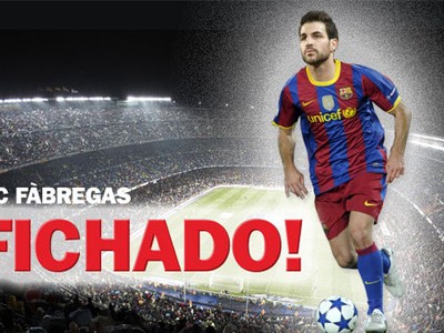 Fabregas chính thức tới Barcelona Fabregas chính thức tới Barcelona
