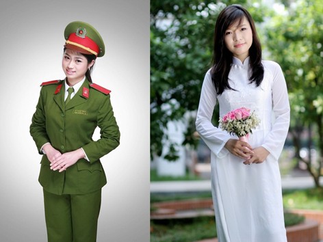 Bất ngờ ảnh đối chiếu hot girl Cảnh sát - Xây dựng – KTQD Bất ngờ ảnh đối chiếu hot girl Cảnh sát - Xây dựng – KTQD