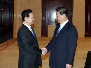 Thủ tướng Nguyễn Tấn Dũng gặp ông Tập Cận Bình Thủ tướng Nguyễn Tấn Dũng và Phó chủ tịch Trung Quốc