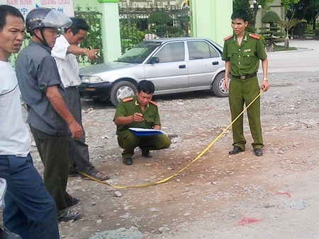 Bắt hung thủ sát hại lái xe taxi Hiện trường vụ sát hại taxi