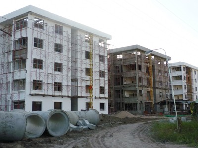 Nhà trọ cầm cự, ký túc xá tắc vốn Công trình 5.000 chỗ ở cho sinh viên Đại học Cần Thơ dở dang chờ vốn
Ảnh: Trường Ca