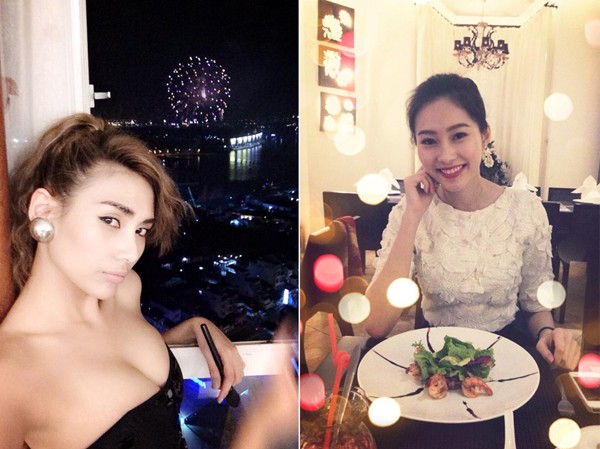 Sao Việt nhộn nhịp chào đón năm mới 2014 Sao Việt nhộn nhịp chào đón năm mới 2014