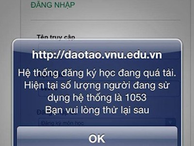 Trắng đêm đăng kí tín chỉ: Nỗi kinh hoàng của sinh viên Trắng đêm đăng kí tín chỉ: Nỗi kinh hoàng của sinh viên