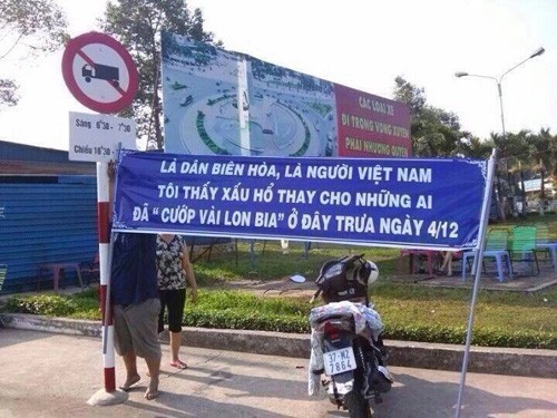 Dân Biên Hòa bày tỏ sự xấu hổ trước vụ hôi của Dân Biên Hòa bày tỏ sự xấu hổ trước vụ hôi của