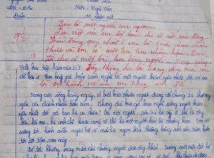 Bài văn xúc động về người cha xôn xao dân mạng Bài văn xúc động về người cha xôn xao dân mạng