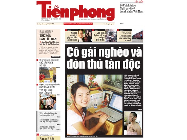Tin bài chú ý trên Tiền Phong số 351 Tin bài chú ý trên Tiền Phong số 351