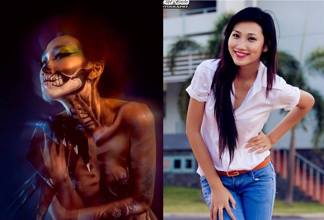 Người mẫu 9X Thy Na: Chỉ khỏa thân vì nghệ thuật vẽ body painting! Người mẫu 9X Thy Na: Chỉ khỏa thân vì nghệ thuật vẽ body painting!