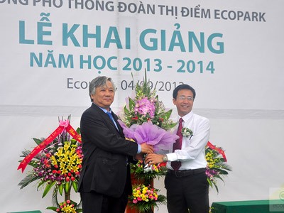 Tưng bừng lễ khánh thành và khai giảng trường PT Đoàn Thị Điểm Ecopark Tưng bừng lễ khánh thành và khai giảng trường PT Đoàn Thị Điểm Ecopark