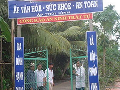 Rộ phong trào rào ấp chống trộm Rộ phong trào rào ấp chống trộm