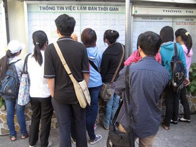 Nỗi lo thất nghiệp nặng vai sinh viên năm cuối Nỗi lo thất nghiệp nặng vai sinh viên năm cuối