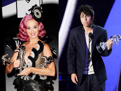 Nữ ca sĩ thắng thế ở giải MTV Katy Perry và Lady Gaga dẫn đầu giải MTV. Ảnh: Getty Images