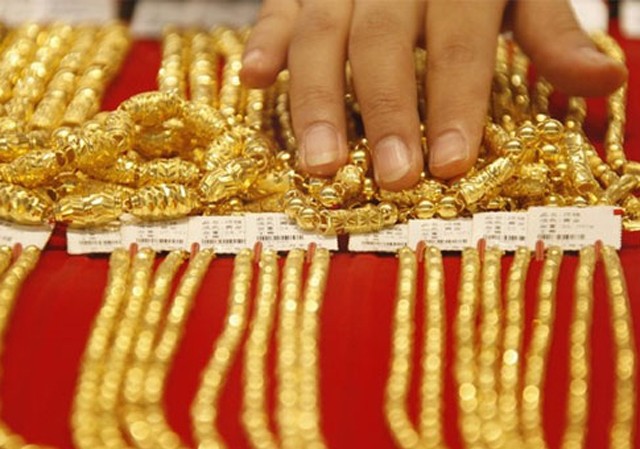 Giá vàng thế giới tăng, trong nước giảm Giá vàng thế giới tăng, trong nước giảm