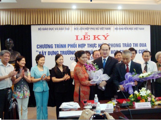 Sáng kiến giáo dục giúp học sinh hưởng nhiều lợi ích Lễ ký kết phối hợp liên ngành