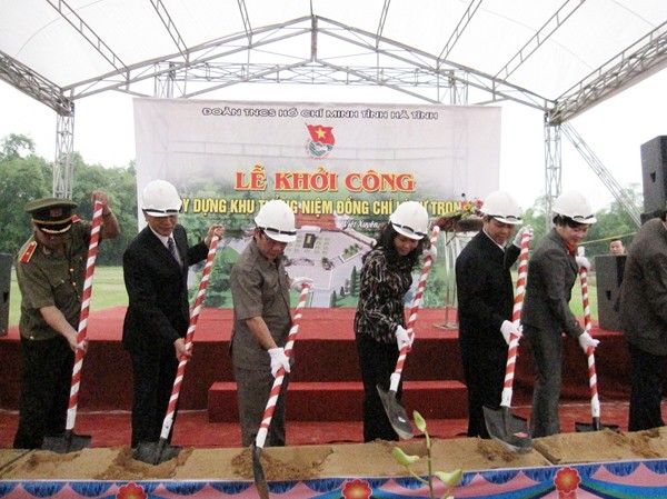 Khởi công Khu tưởng niệm đồng chí Lý Tự Trọng Khởi công Khu tưởng niệm đồng chí Lý Tự Trọng