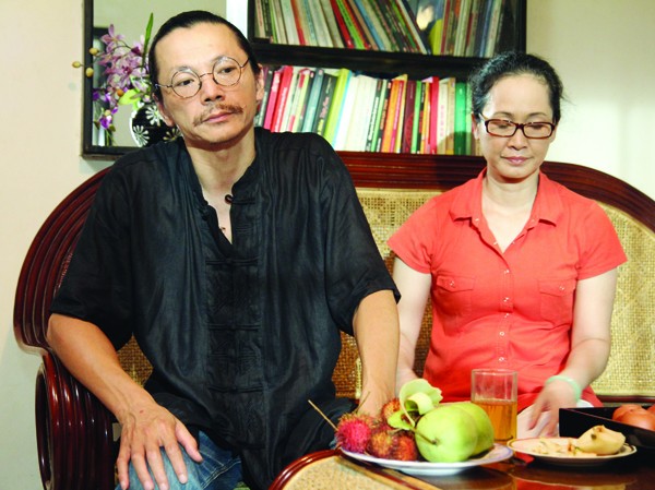 Chán “làm người tốt” NSƯT Trung Anh vào vai nhà văn gàn và nhiều toan tính Ảnh: Thanh Tú