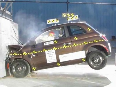 Fiat 500 chỉ đạt 3/5 sao tiêu chuẩn an toàn Fiat 500 chỉ đạt 3/5 sao tiêu chuẩn an toàn