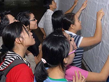 Thí sinh, các em ở đâu? Ảnh minh hoạ