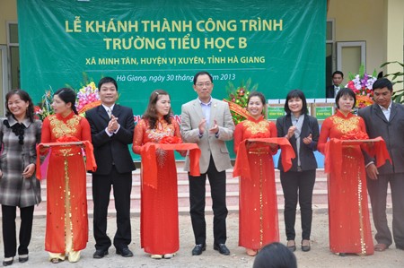 PVFCCo khánh thành trường tiểu học B Minh Tân PVFCCo khánh thành trường tiểu học B Minh Tân
