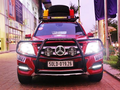 Mercedes GLK dẫn đoàn chinh phục 15.000 km Mercedes GLK dẫn đoàn chinh phục 15.000 km