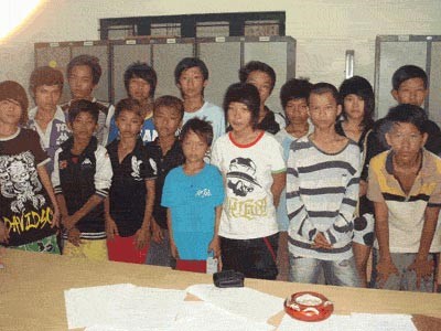 Những sát thủ mang gương mặt trẻ Nhóm tội phạm nhỏ tuổi trong một vụ án xảy ra gần đây tại TP.HCM. Ảnh: An ninh Thủ đô