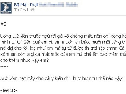 Facebook 'Hot teen Đà thành' mỉa mai nữ sinh tự tử Facebook 'Hot teen Đà thành' mỉa mai nữ sinh tự tử