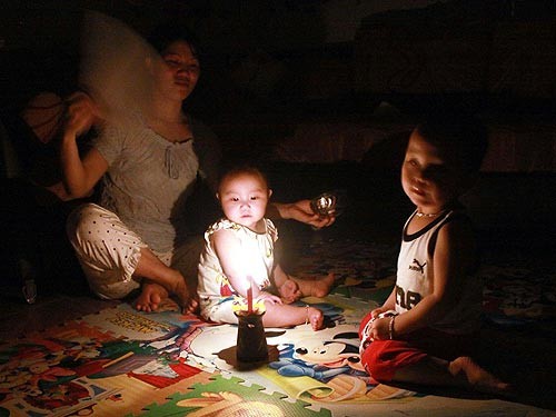 Không cắt điện nếu trời nóng trên 36 độ Mất điện. Ảnh minh họa