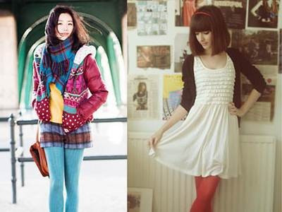 Diện quần tất đẹp long lanh trong mùa đông Diện quần tất đẹp long lanh trong mùa đông