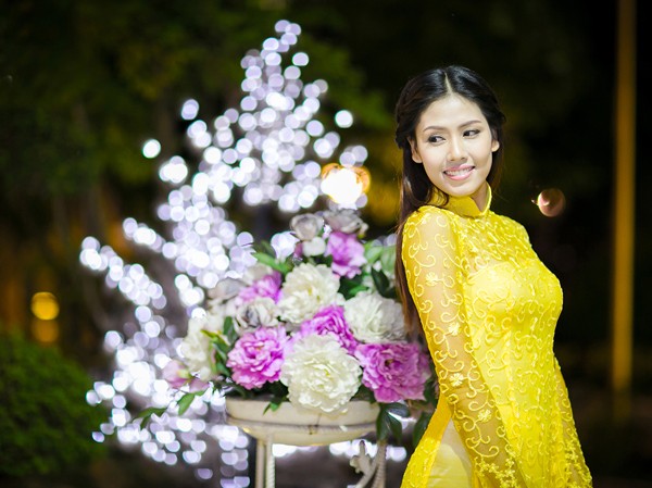 Nguyễn Thị Loan rạng rỡ như chưa từng bị tai nạn Nguyễn Thị Loan rạng rỡ như chưa từng bị tai nạn