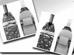 Chai rượu mặc áo kimono Chai rượu mặc áo kimono
