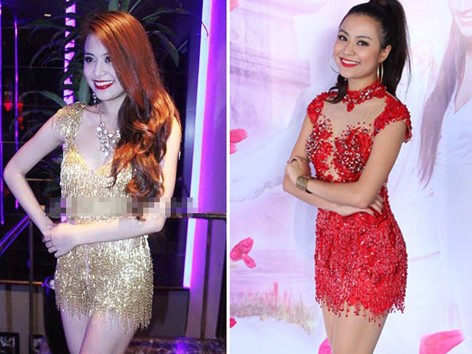 Soi điểm yếu trên cơ thể sao Việt Soi điểm yếu trên cơ thể sao Việt