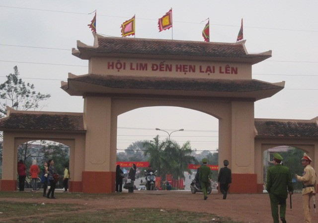 Hội Lim trước giờ khai hội Hội Lim trước giờ khai hội