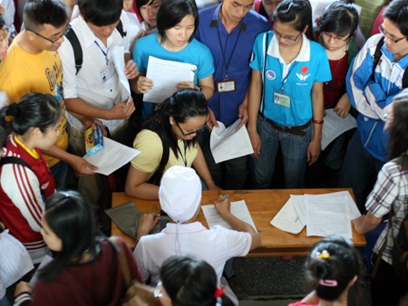 Mỏi mòn tìm việc, sinh viên ra trường làm công nhân Mỏi mòn tìm việc, sinh viên ra trường làm công nhân