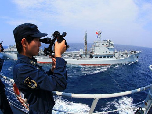 Hàng chục tàu chiến, phi cơ Nga -Trung dàn trận trên biển Hàng chục tàu chiến, phi cơ Nga -Trung dàn trận trên biển